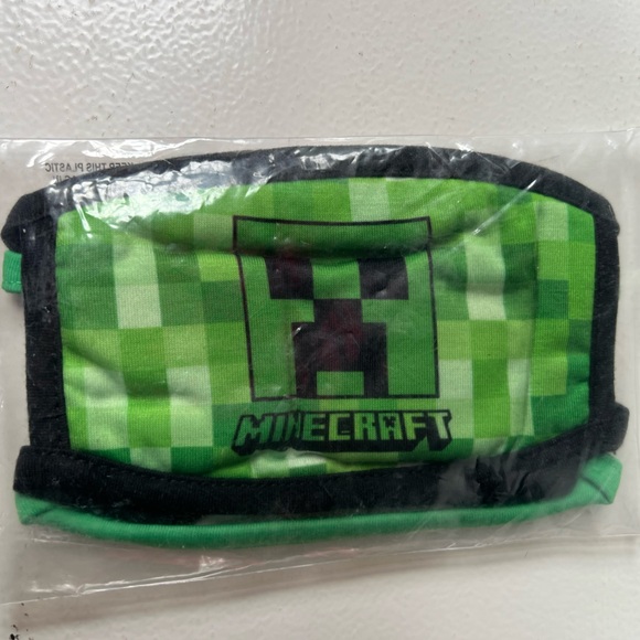 New Minecraft Washable Face Mask 3 Pack Children's Kids Video Game Mojang 1-Size - Picture 3 of 7